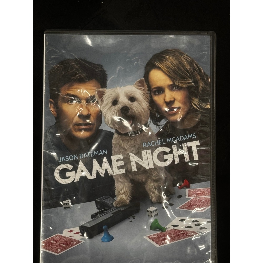 Game Night DVD Jason Bateman Rachel McAdams New Sealed Comedy Movie